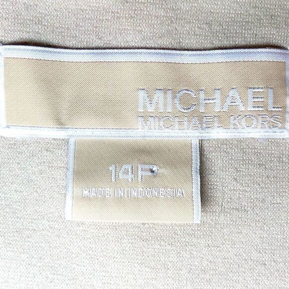 MICHAEL Michael Kors Colorblocked Dress in Cream/Hot Pink/Black Women’s 14P - Picture 5 of 7